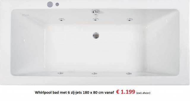 B2 aanbieding Whirpool - bubbelbad - systeembad